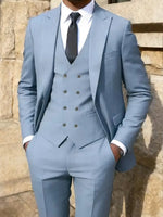 Drie-delig pak slim fit