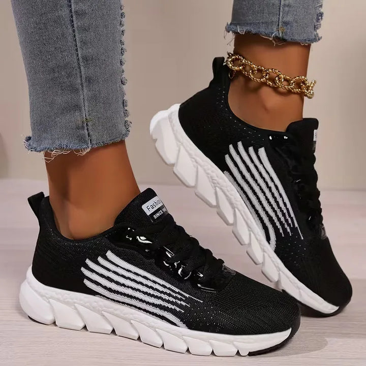 Lage sneaker met mesh bovenwerk