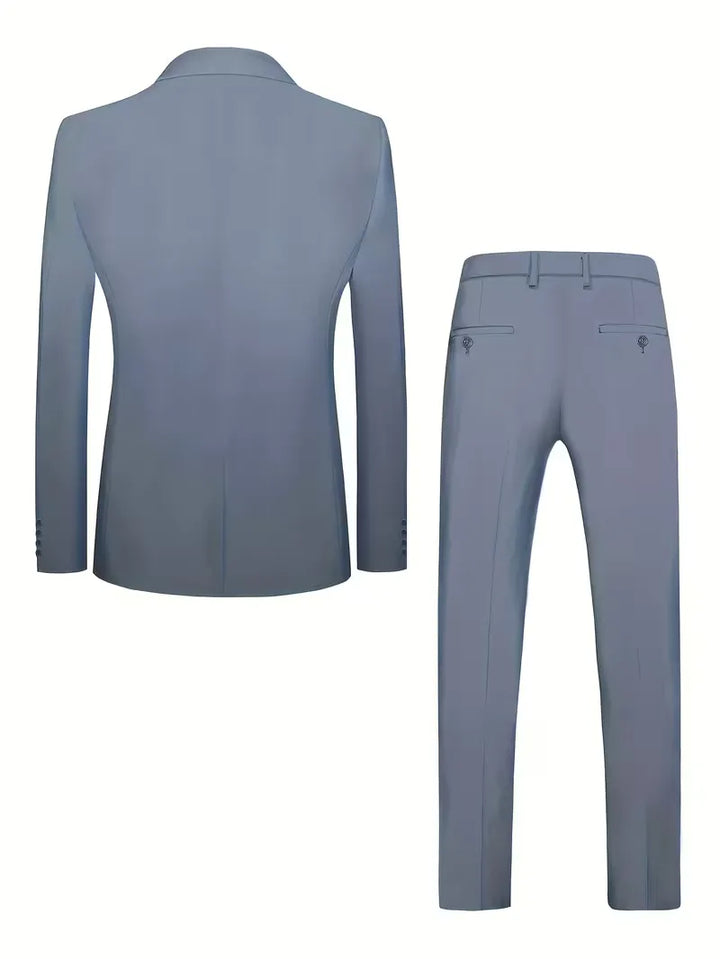 Drie-delig slim fit pak
