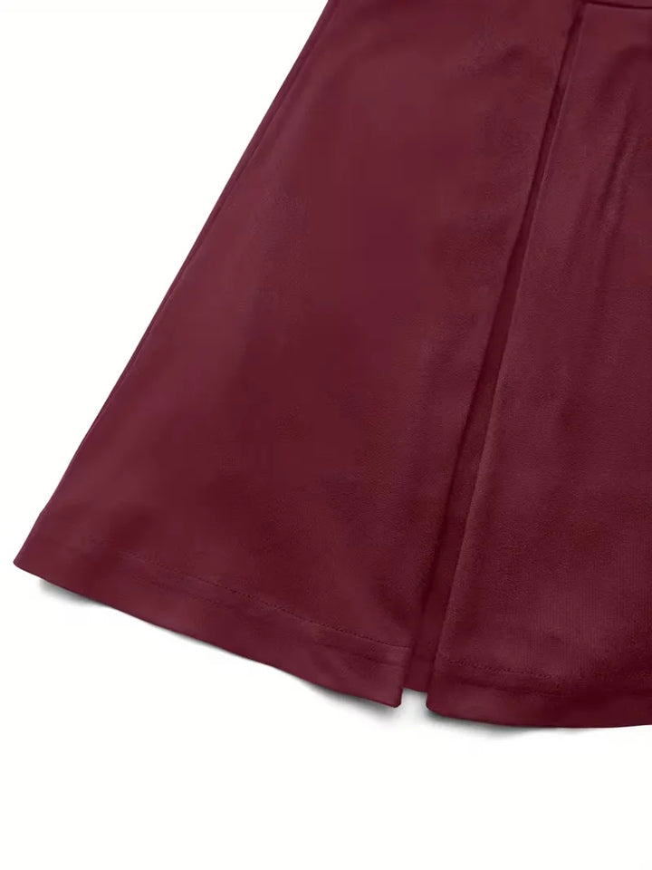 High-waisted slim fit short