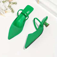 Hak met flare heel