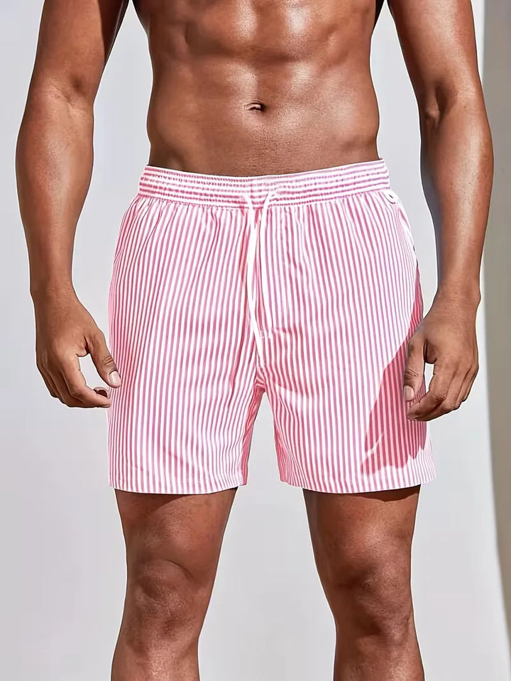 Zwemshorts met gestreept patroon