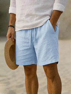 Shorts met elastische tailleband