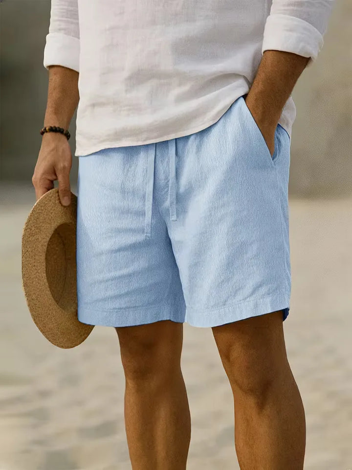Shorts met elastische tailleband
