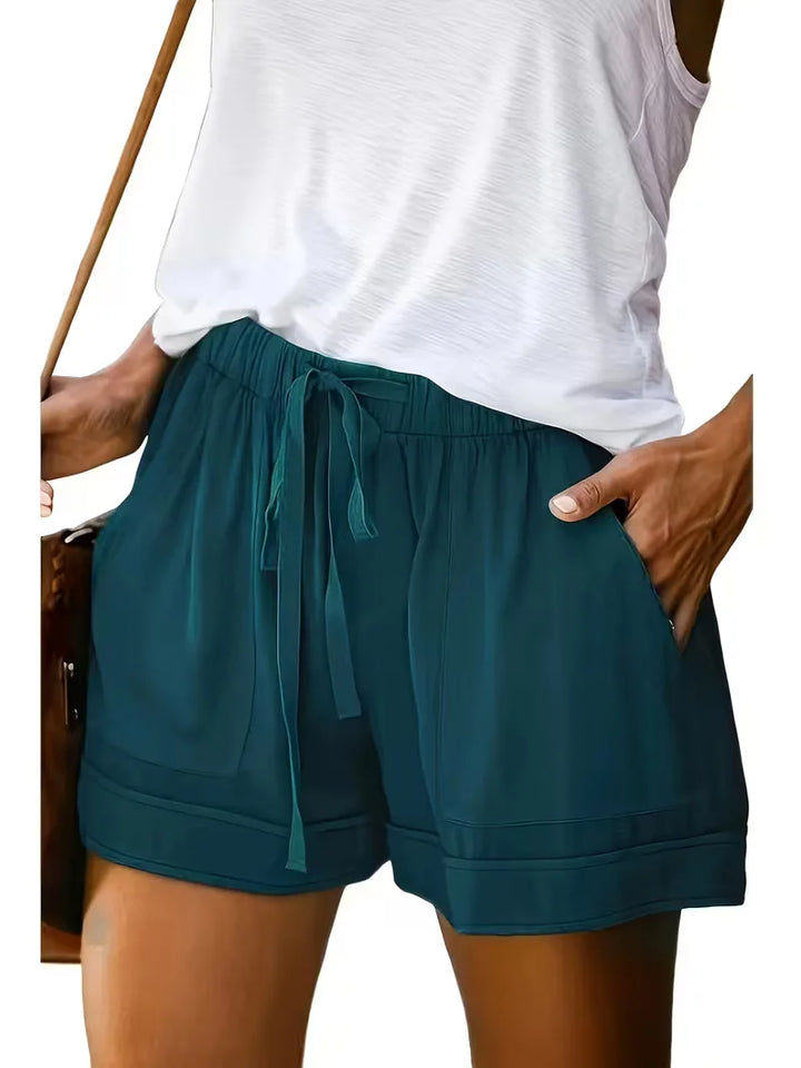 Korte broek met elastische taille