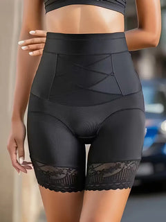 High-waisted shapewear shorts