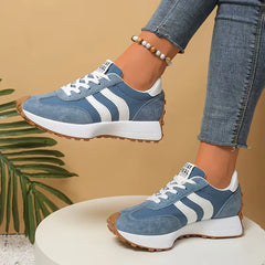 Platform sneakers met dikke zool