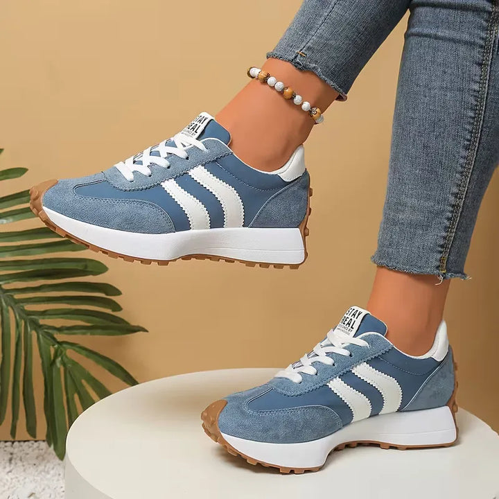 Platform sneakers met dikke zool