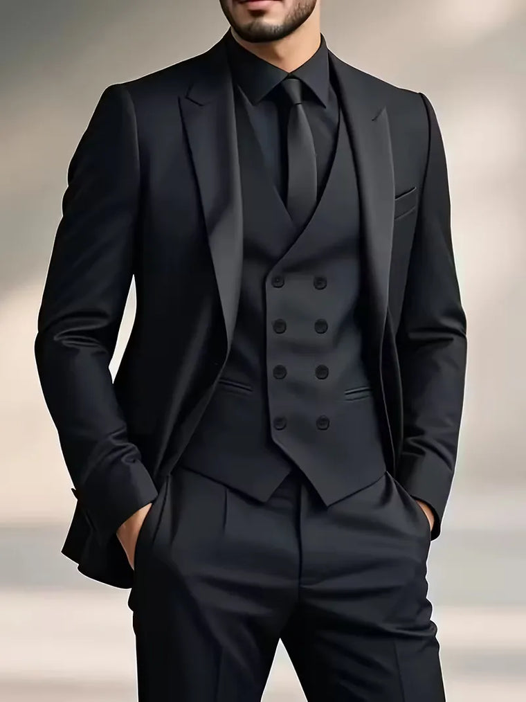 Drie-delig pak met slim fit