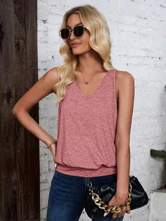 tanktop met V-hals