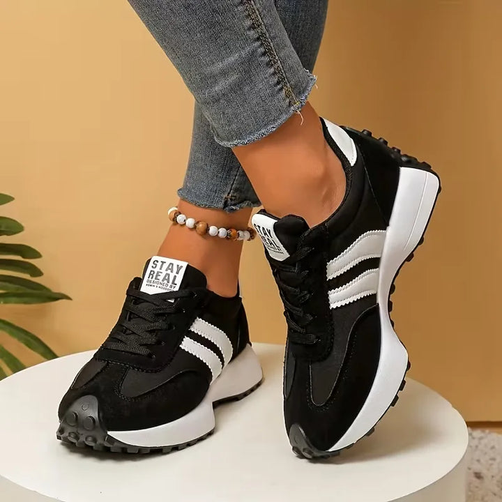 Platform sneakers met dikke zool