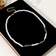 Ketting met imitatie parels
