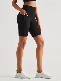 Sportshort met hoge taille