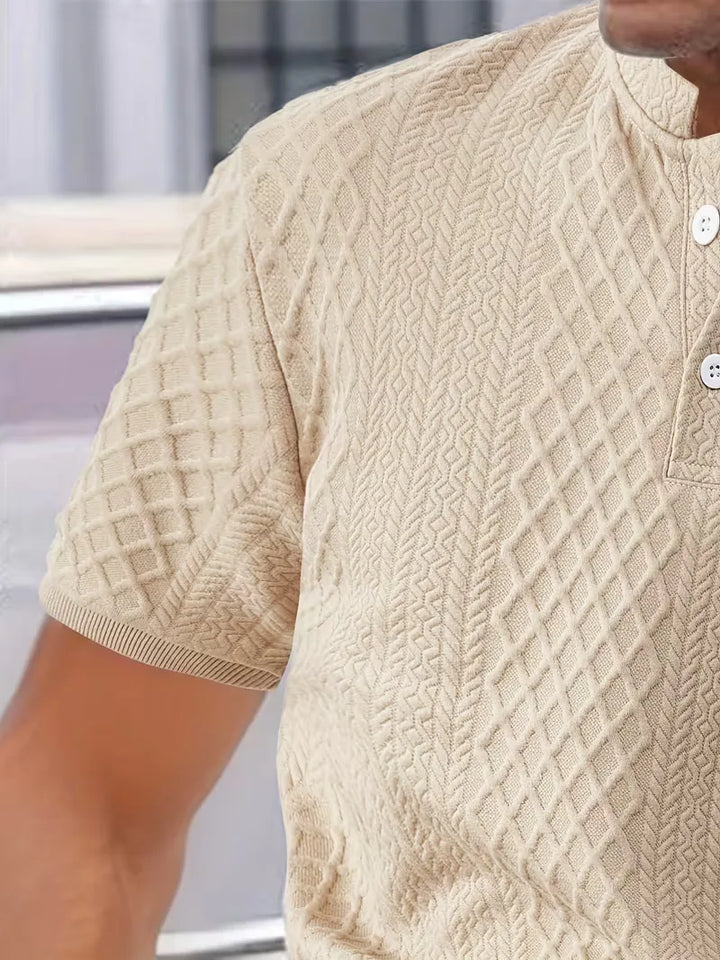 Zomer kledingset met jacquard patroon