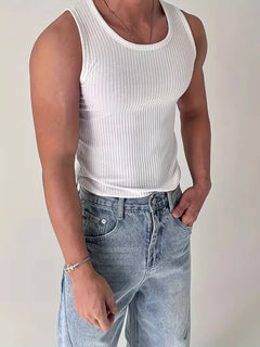 Tanktop heren slim fit