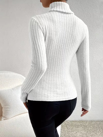 Longsleeve ribbed turtleneck