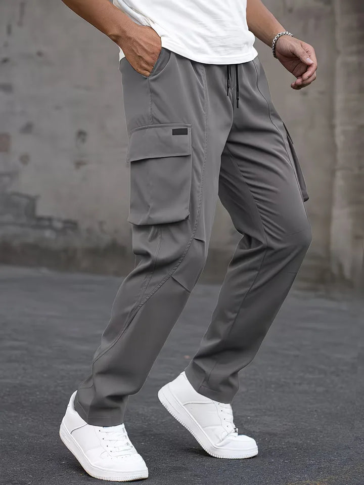 Cargo broeken met elastische tailleband