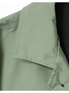 Slim fit trenchcoat met zakdetail