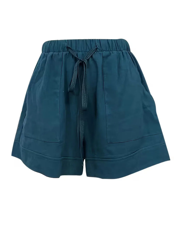 Korte broek met elastische taille