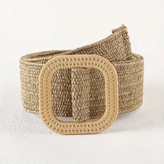 Brede riem met grote gesp