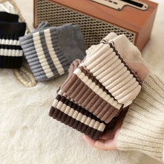 Lange sokken met ribbed textuur