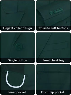 Drie-delig slim fit pak