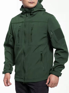 Parka met fleece voering