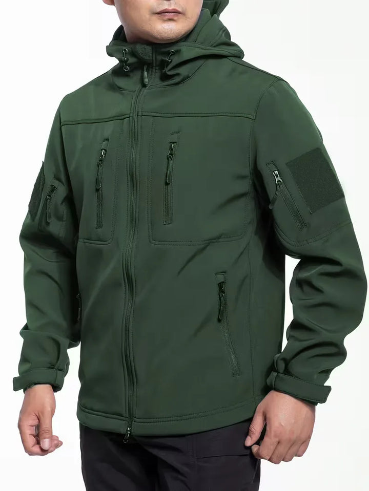 Parka met fleece voering