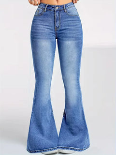Flared jeans met hoge taille