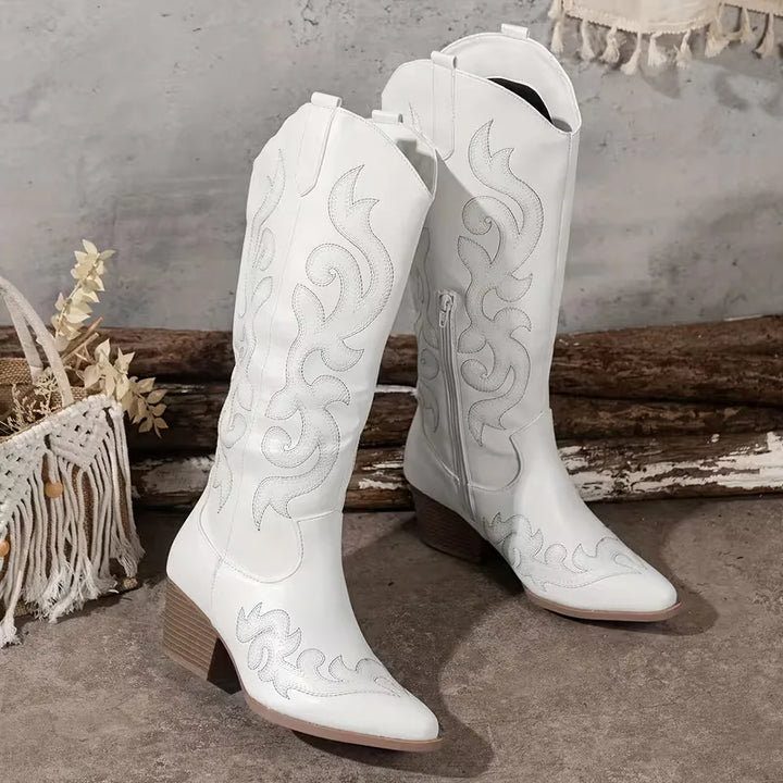 Cowboylaars met borduursel