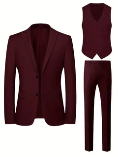 Drie-delig pak met slim fit