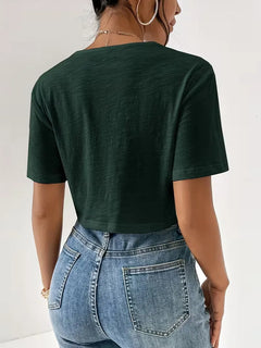 T-shirt met twistdetail