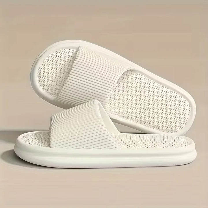Badslippers met dikke zool