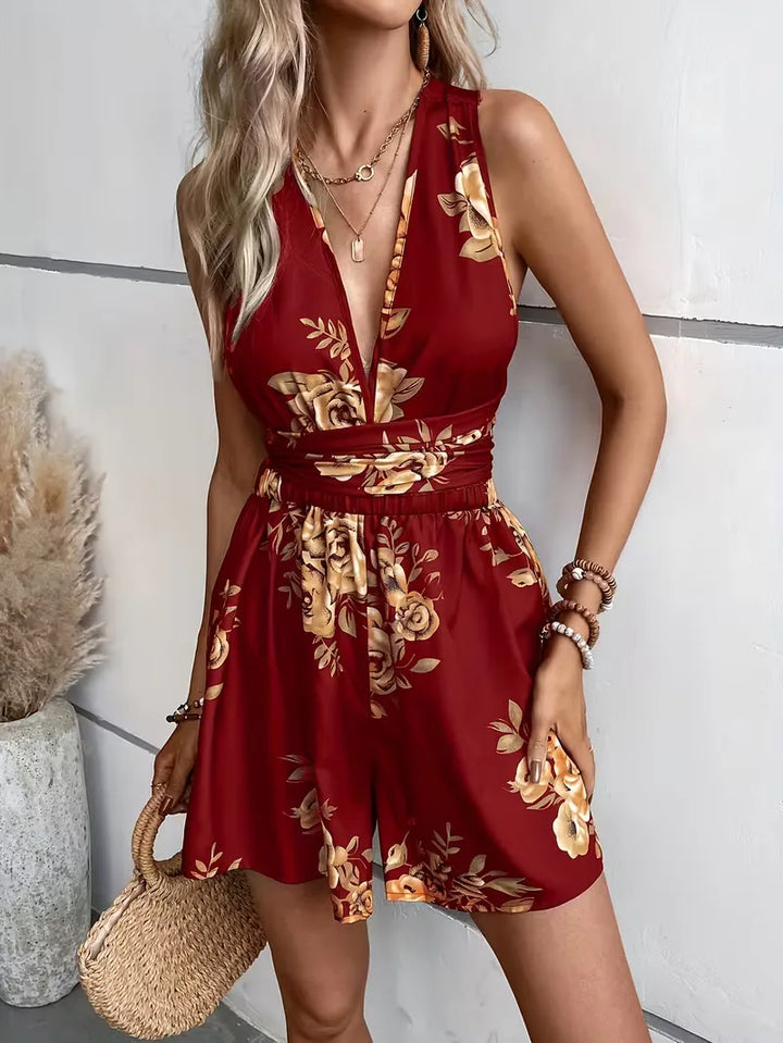 Jumpsuit met floral print
