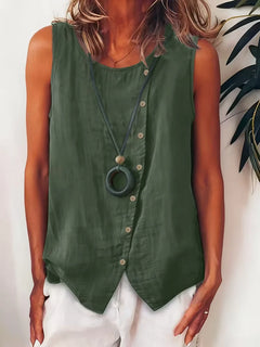 Bohemian dames blouse met knopen