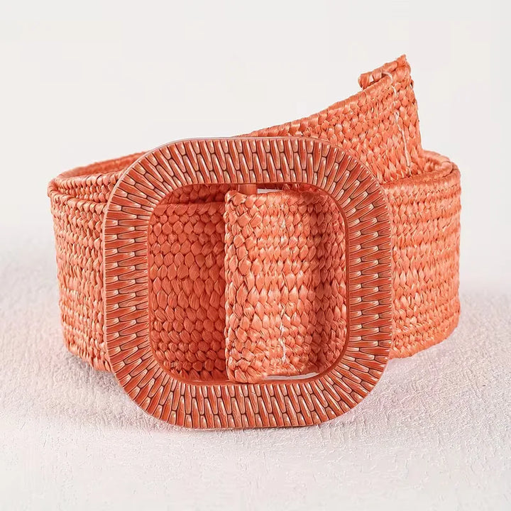 Brede riem met grote gesp