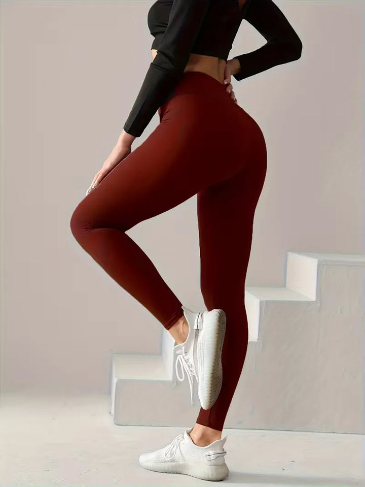 High-waisted slim fit legging