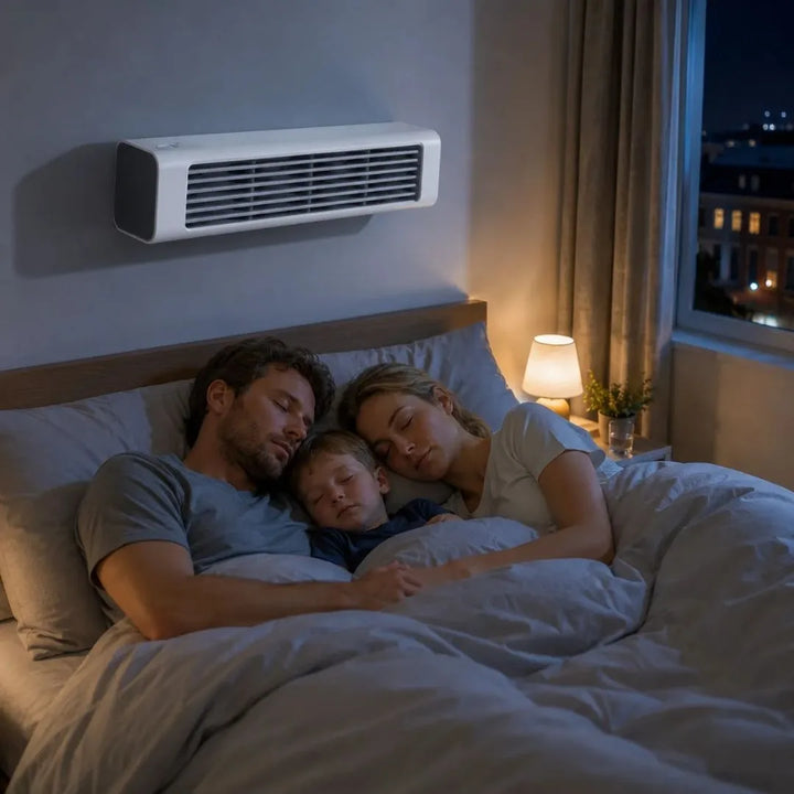 Compact air conditioner met wandmontage
