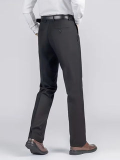 Broek met elastische tailleband en regular fit