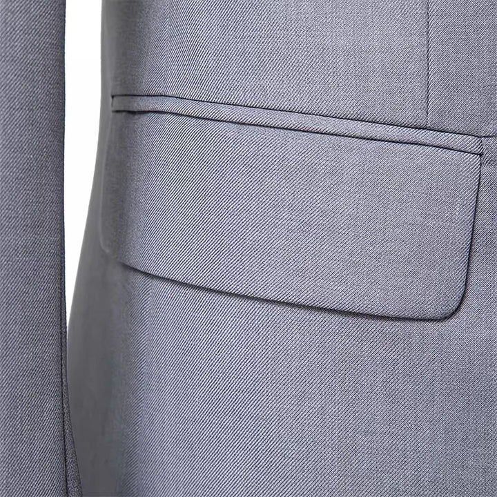 Casual blazer met dubbele knoopsluiting