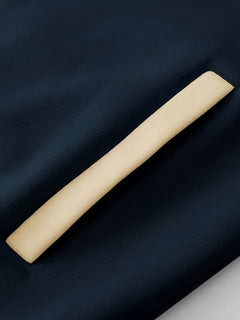 Casual jas met color-block ontwerp en baseball kraag