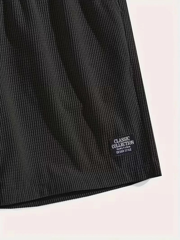 Casual shorts met trekkoord taille en zijzakken