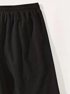 Casual shorts met trekkoord taille en zijzakken