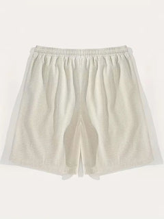 Casual shorts met trekkoord taille en zijzakken