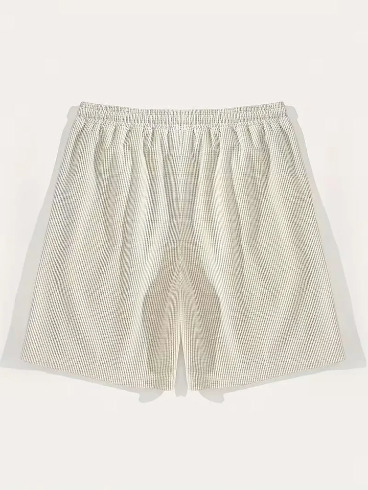 Casual shorts met trekkoord taille en zijzakken