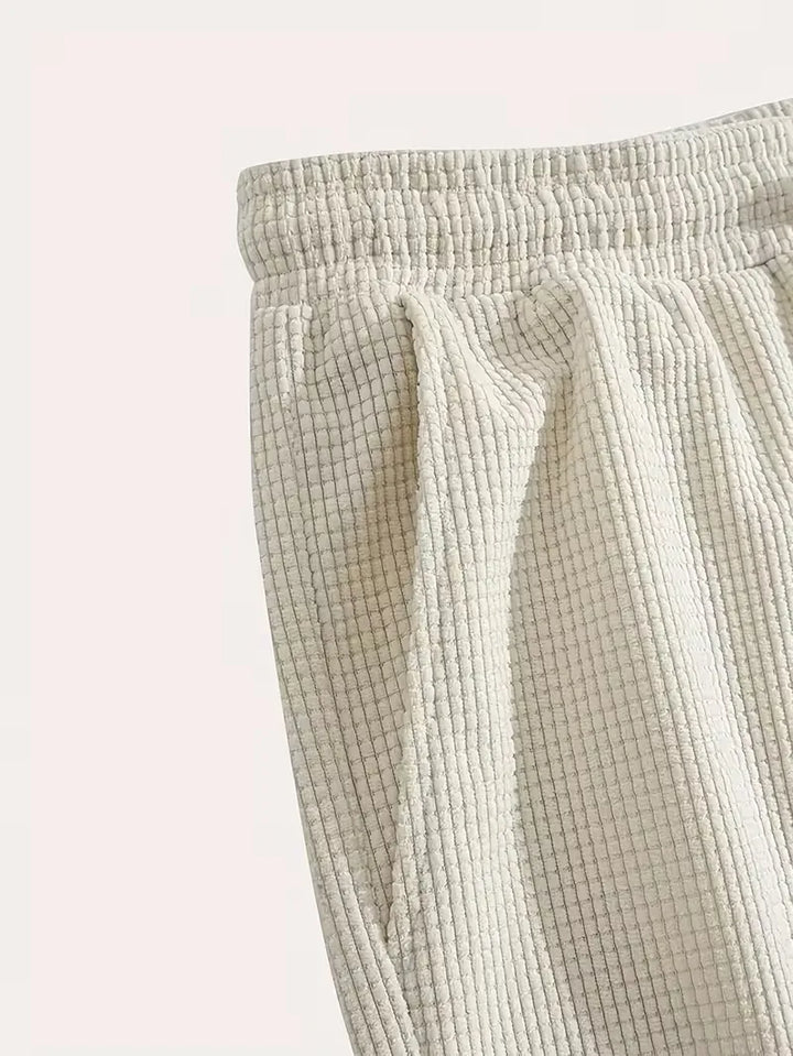 Casual shorts met trekkoord taille en zijzakken