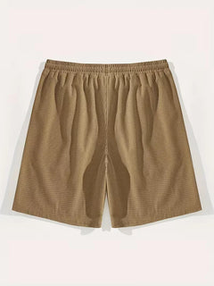 Casual shorts met trekkoord taille en zijzakken