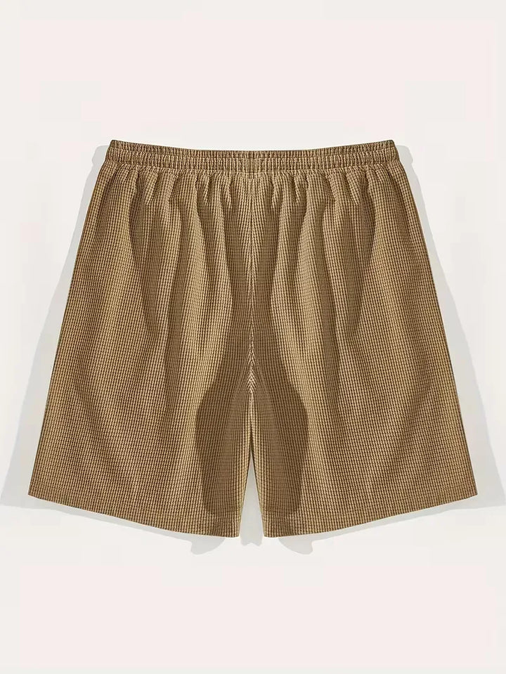 Casual shorts met trekkoord taille en zijzakken