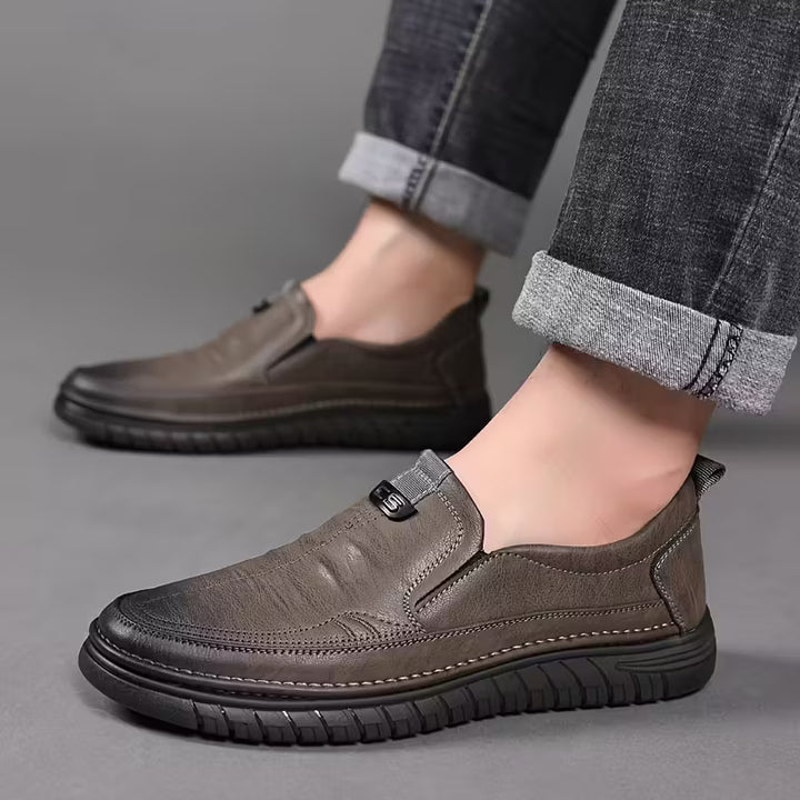 Comfortabele loafers met antislip zool