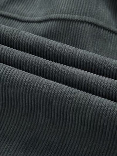 Corduroy jas met twee borstzakken en klassieke kraag